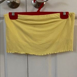 Yellow Crop Top